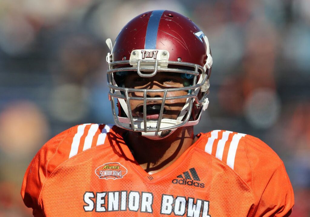 Trojan Trio at the Super Bowl Part Two - Osi Umenyiora - Troy