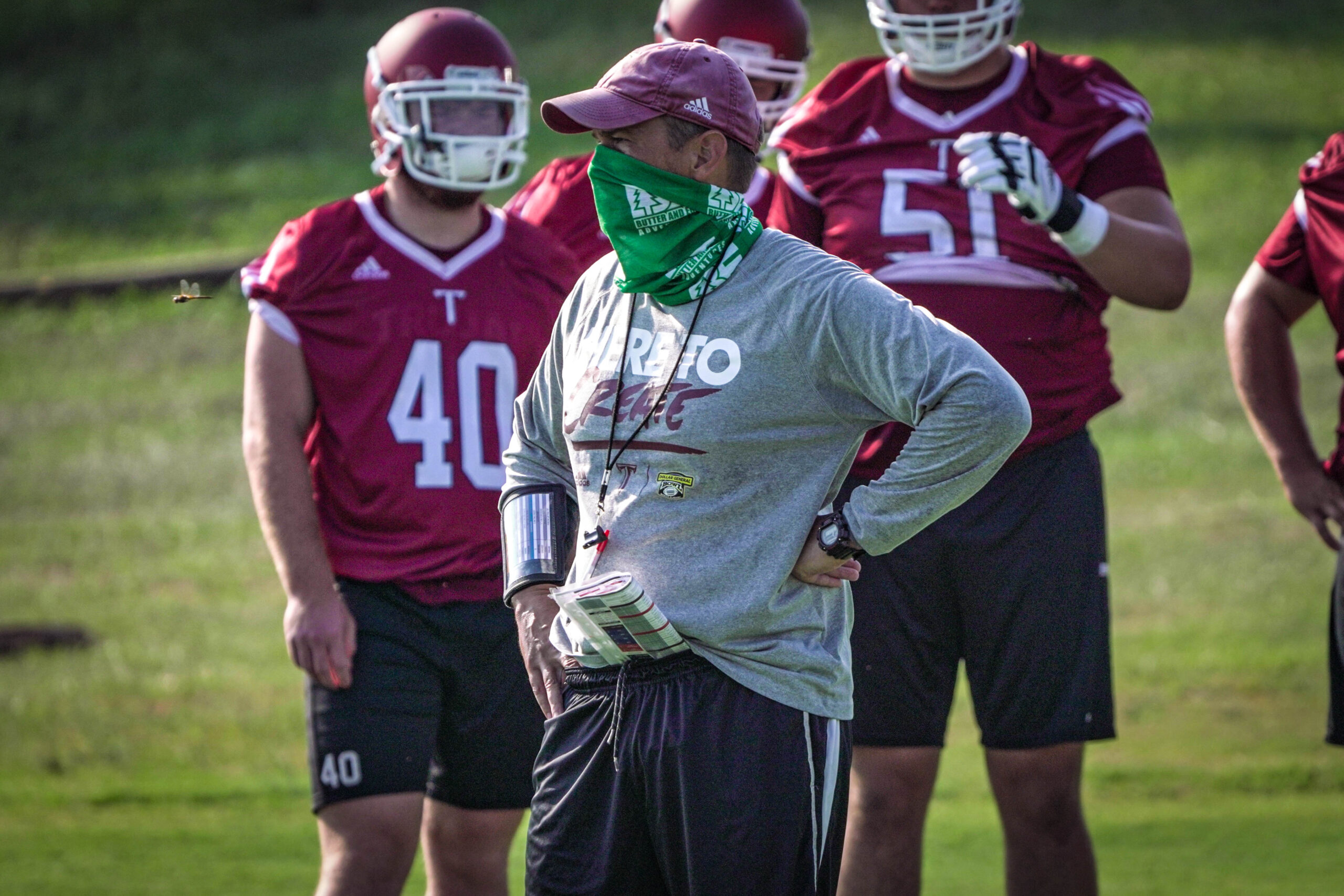 Troy Football Notebook Practice 2 The Trojan Wall